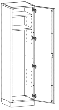 Шкаф для хранения инвентаря МШ-1-06