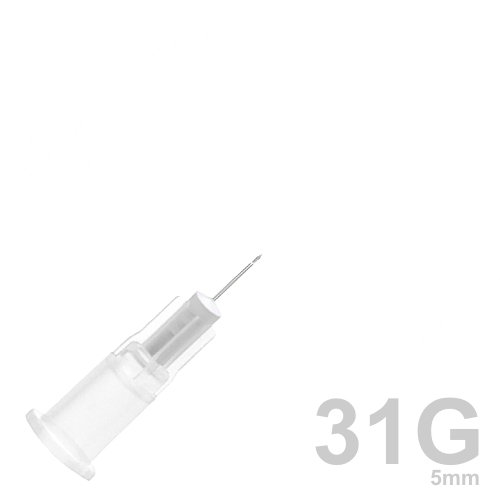 Игла одноразовая стерильная 0,25 х 5 мм (31G)
