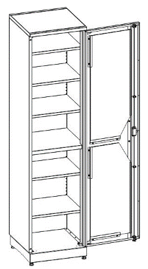 Шкаф для хранения медикаментов МШ-1-04