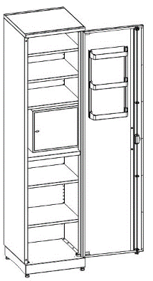 Шкаф для хранения медикаментов МШ-1-02