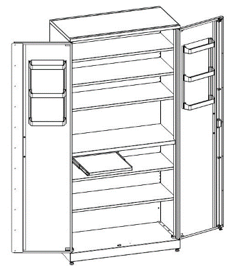 Шкаф для хранения медикаментов МШ-2-01